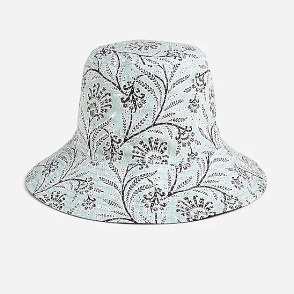 J.Crew Reversible bucket hat in Ratti® golden paisley